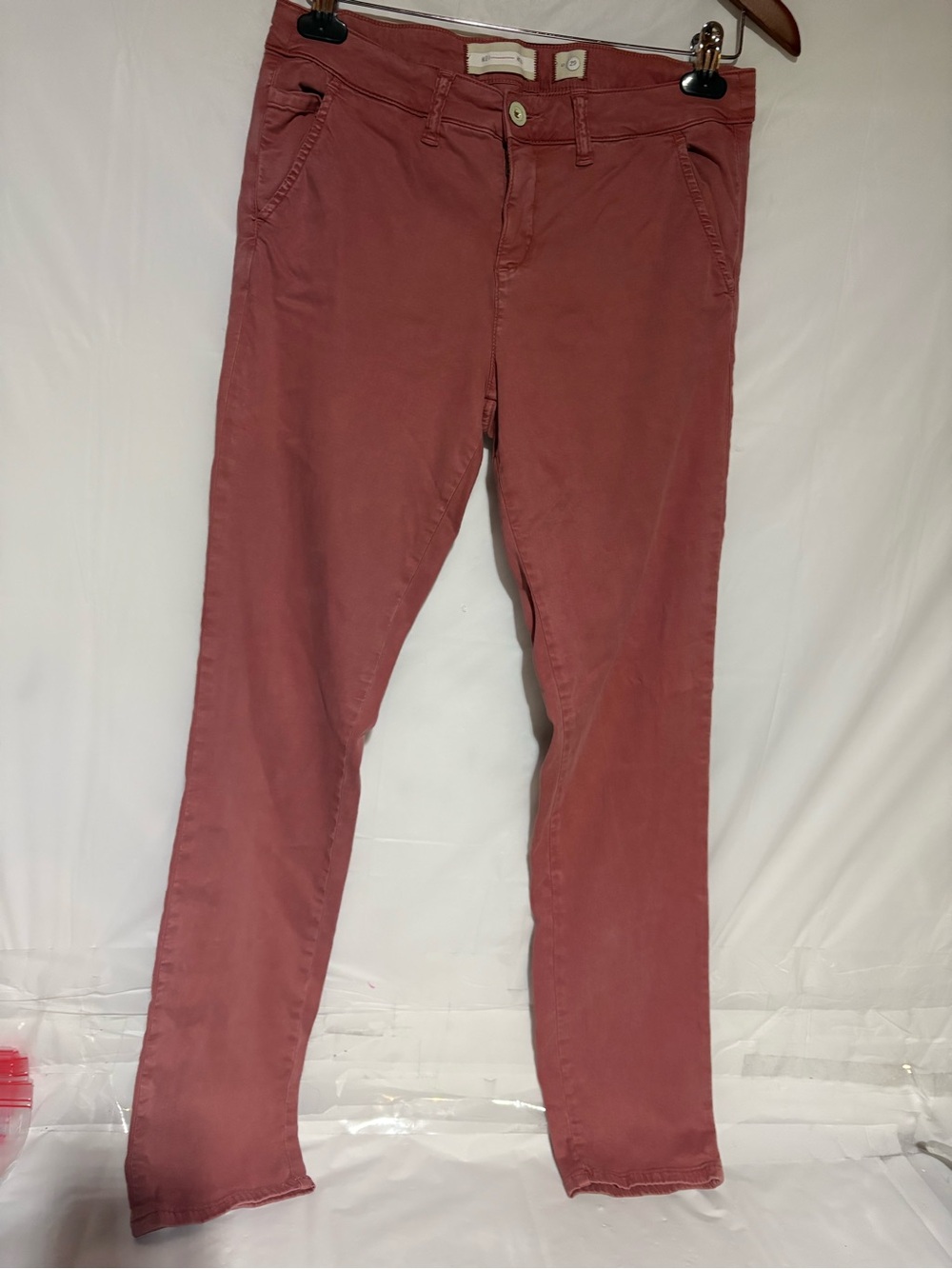 Hei Hei pants from Anthropologie Straight Leg Women’s Pants in Rose Clay